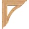 Ekena Millwork Thorton Traditional Smooth Bracket w/ Offset Brace, Western Red Cedar, 7 1/2"W x 26"D x 30"H BKT0806X26X30THR01SWR - alternate 3